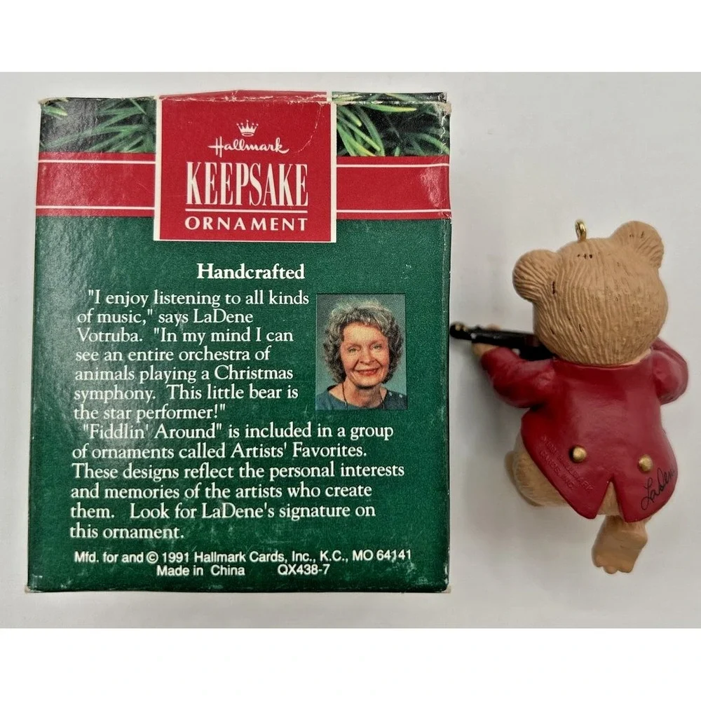 Hallmark Keepsake Ornament Fiddlin' Around 1991 U47